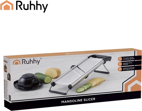 Safer, stable slicing + easy cleaning