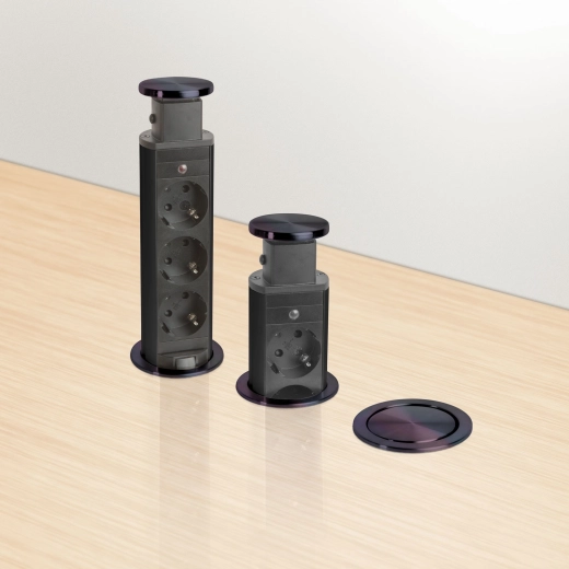 A concealed solution for the worktop
