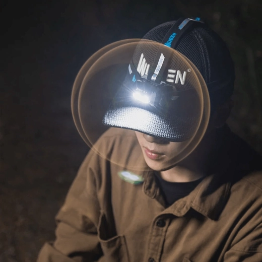 Hands‑free use: magnet, clip, and visor mount