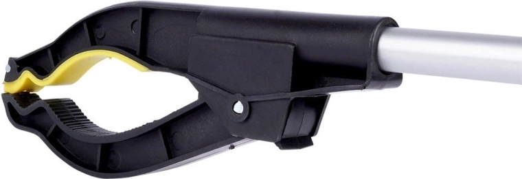 Drošs satvēriens, pateicoties gumijotiem un rievotiem žokļiem