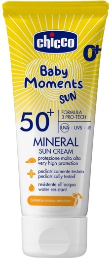 Chicco bērnu minerālais saules aizsargkrēms SPF 50+ 75 ml