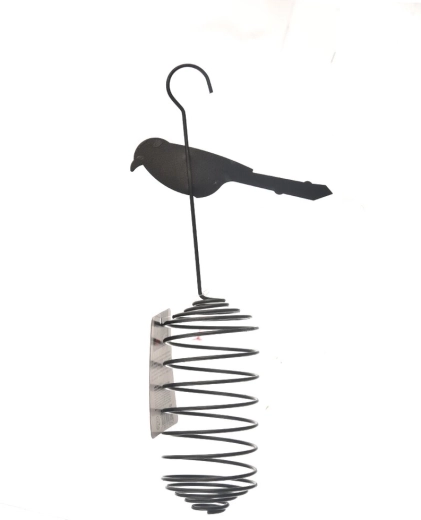 Metāla putnu barotava melna 30 cm