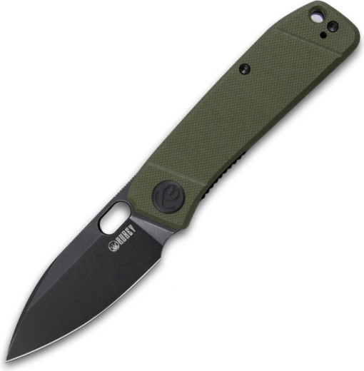 Kabatas nazis Kubey Hyde KU2104B 7,5 cm, melns/zaļš, G10