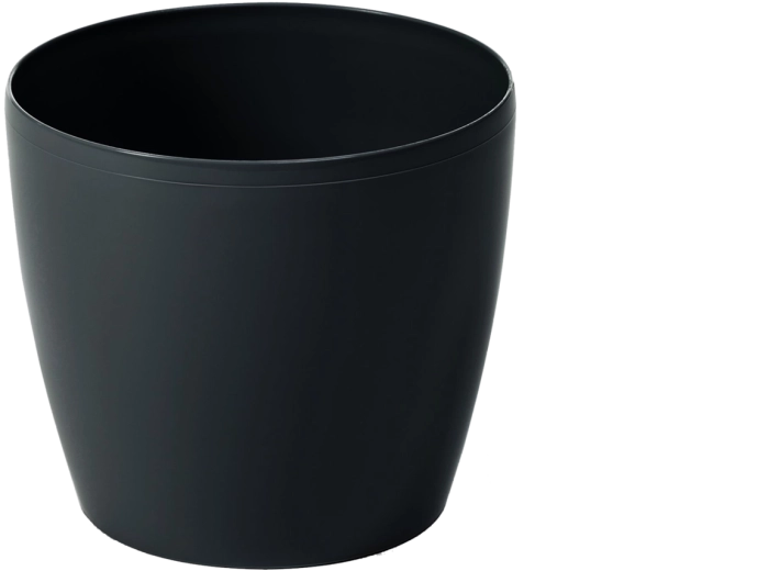Puķu pods Magnolia 25 cm melns
