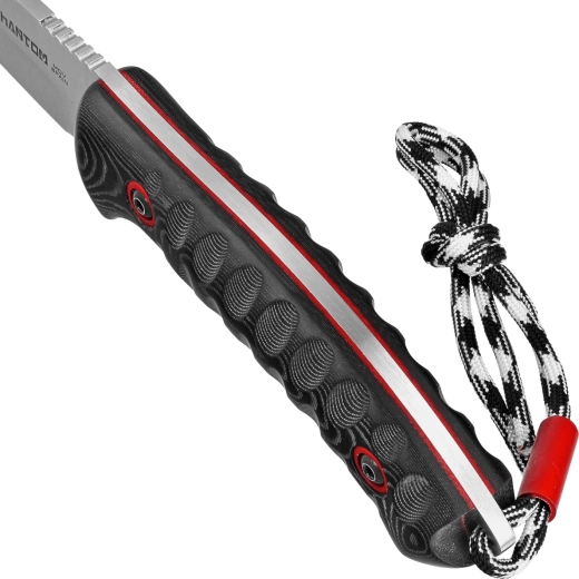 Ergonomisks micarta rokturis ar drošu satvērienu