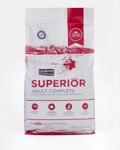 Fish4Dogs Superior grain-free kibble for large adult dogs with salmon and potatoes 1.5 kg