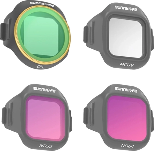 SUNNYLIFE filtru komplekts MCUV, CPL, ND32 un ND64 dronam DJI MINI 5 Pro