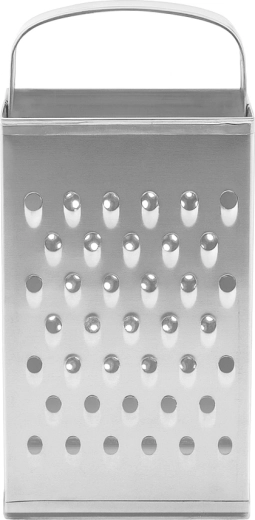 Flat four-sided vegetable grater