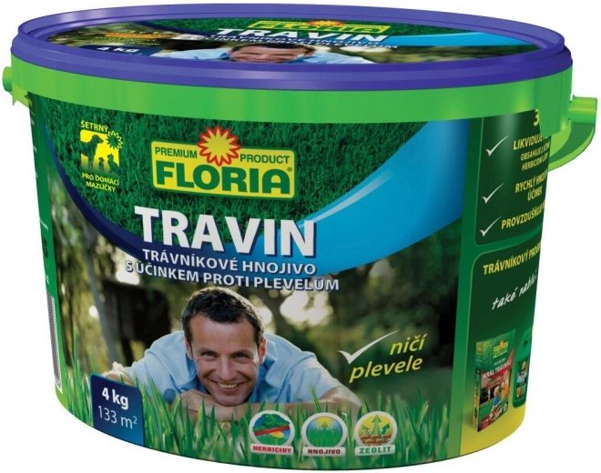 Mēslojums FLORIA TRAVIN 3in1, 4 kg
