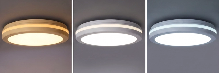 Selectable light color temperature 3CCT