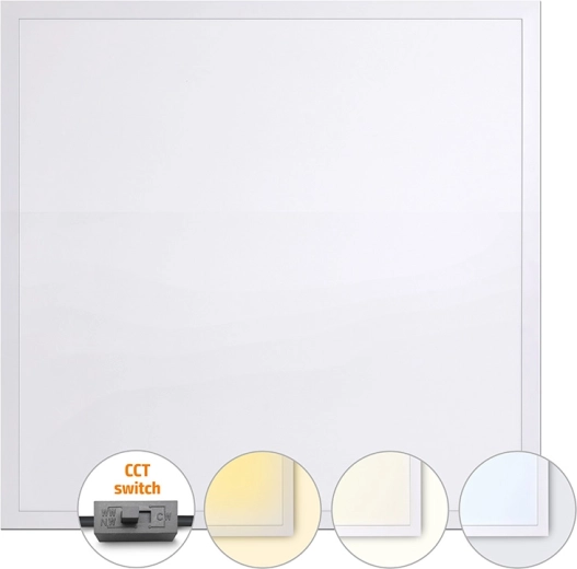 Solight LED panelis Backlit CCT 36 W 60×60 cm balts