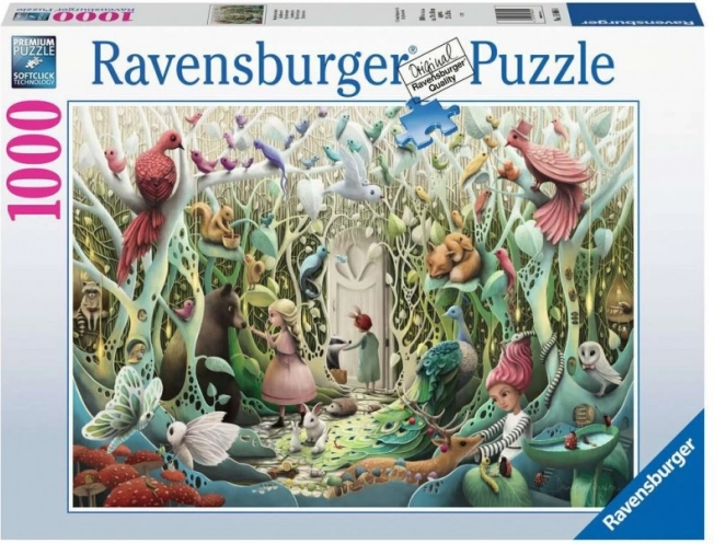 Ravensburger puzle Noslēpumainais dārzs 1000 gabaliņi