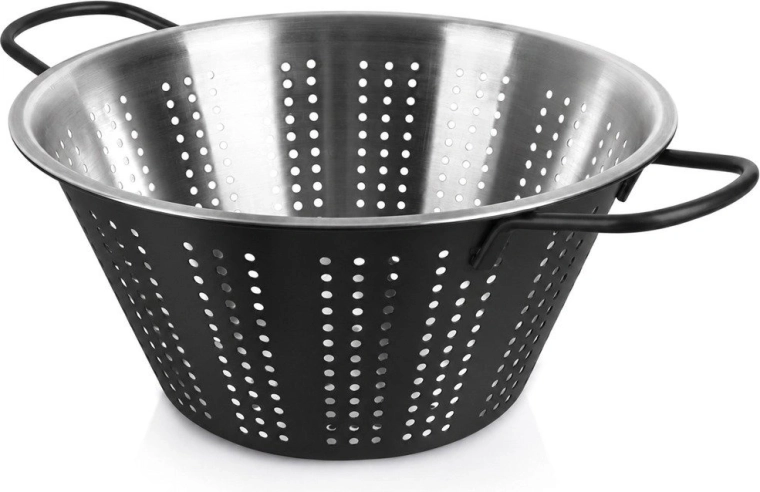 Stainless steel kitchen colander 22 cm - 1 piece