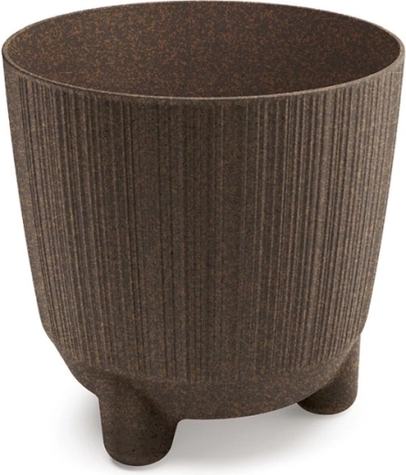 Puķu pods Ryfo N Eco Wood 16,8 cm kafijas krāsā