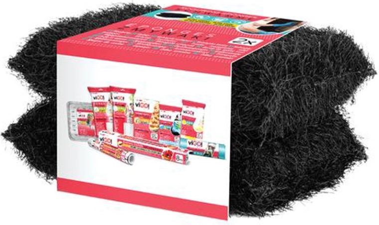 VIGO! black dish sponges 2 pcs