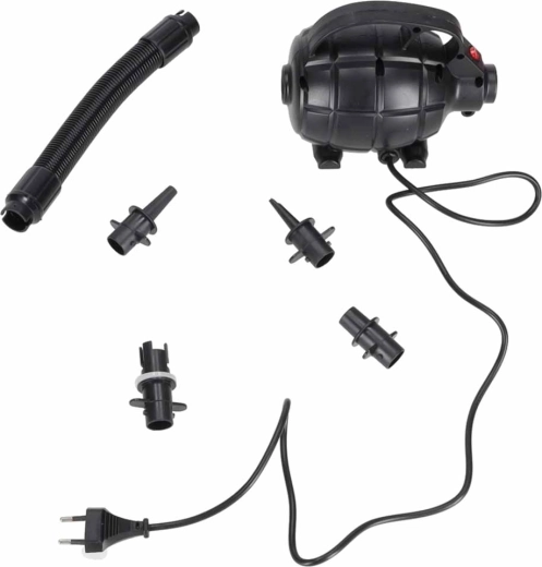 Elektriska pumpis komplektā ātrai piepūšanai