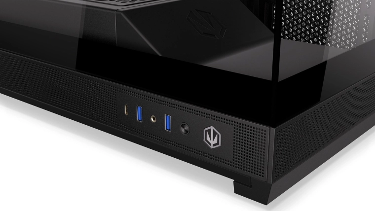 Side I/O panel always within reach