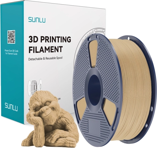 Sunlu Wood filaments pro 3D drukai, kļava