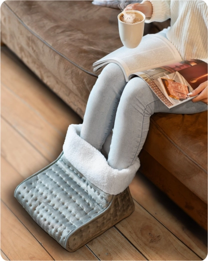 Soft plush and comfort for both feet