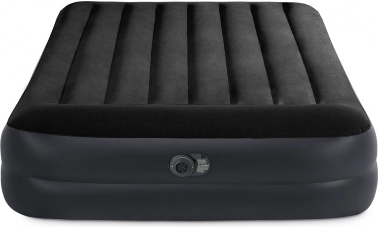 Dura-Beam Queen Airbed with Integrated Pump