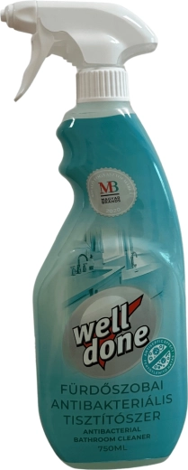 Well Done antibacterial bathroom cleaner 750 ml