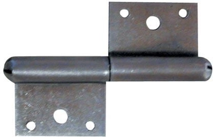 Window hinge 80 mm right, mortise – pack of 20 pcs