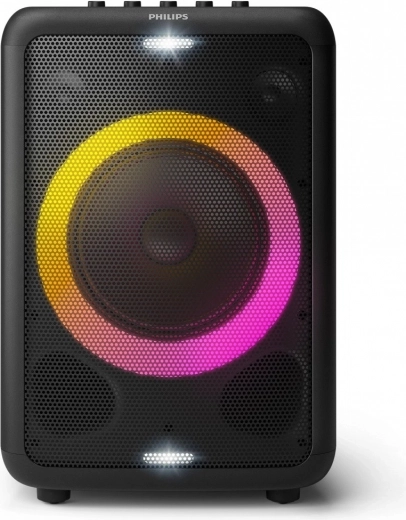 Portable Speaker with Karaoke and LED Lighting Philips