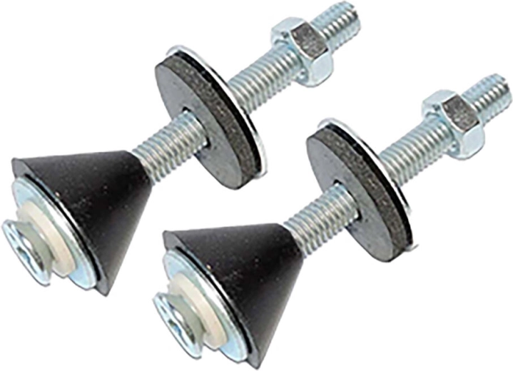 Galvanized toilet fixing screws – complete set (pair)