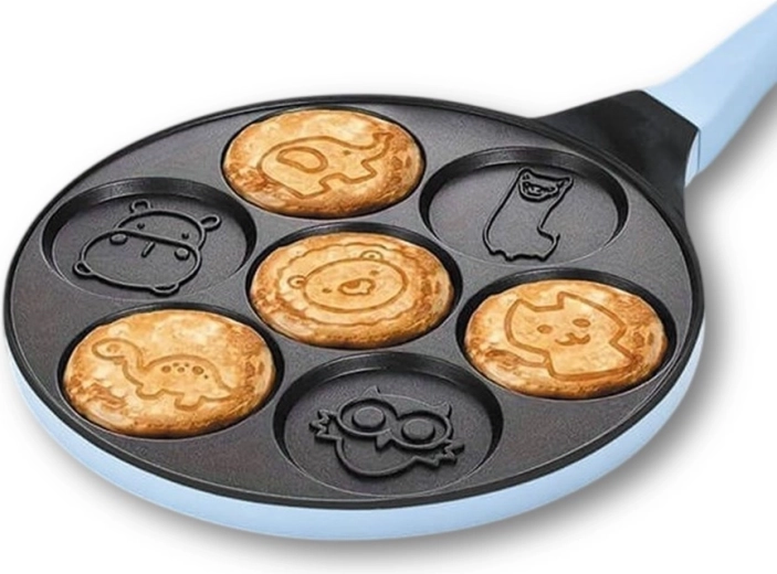 7 formiņas mini pankūkām vienlaikus