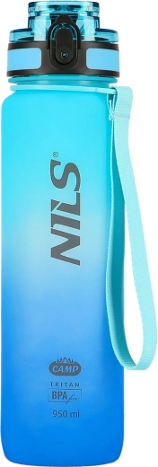 NILS Camp Tritan Water Bottle 950 ml Blue