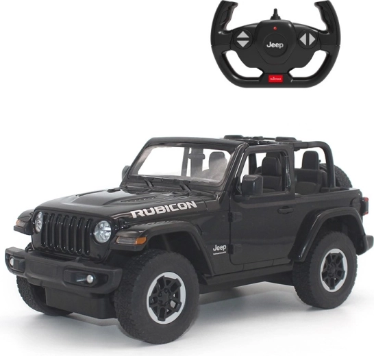 Rastar Jeep Wrangler JL RC tālvadības auto 1:14 melns