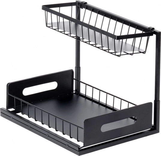 Stabila metāla konstrukcija melnā krāsā