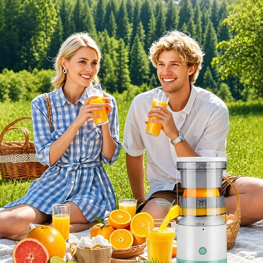 A compact helper for fresh juice