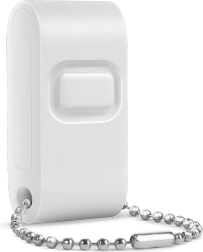 Delight Kinetic mini bezvadu poga 433 MHz 1 ķēdei, matēti balta