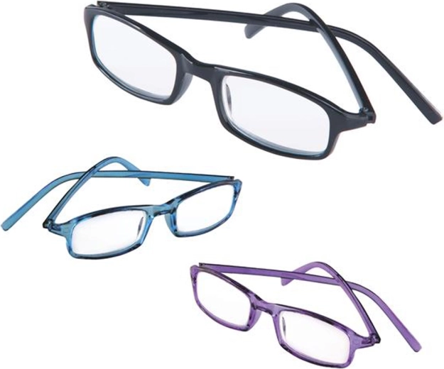 Unisex lasīšanas brilles ar dioptrijām +1.00 līdz +3.50, dizainu mikss