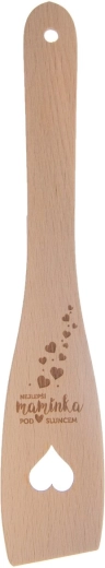 Koka virtuves lāpstiņa (taisna) 30 cm “LABĀKĀ MAMMA”
