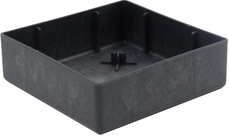 Bļodiņa Flexi Element 13 × 13 × 4 cm – plastmasas ieliktnis paaugstinātām dobēm un puķupodiem