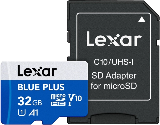 Lexar Blue Plus microSDHC 32 GB Memory Card