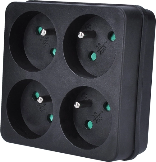 4 sockets in a compact design