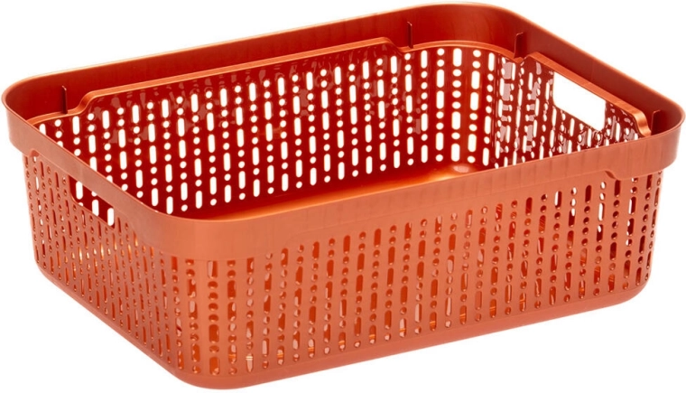 Plastmasas uzglabāšanas grozs Morsetta 39,3 × 30 × 13 cm – krāsu miks