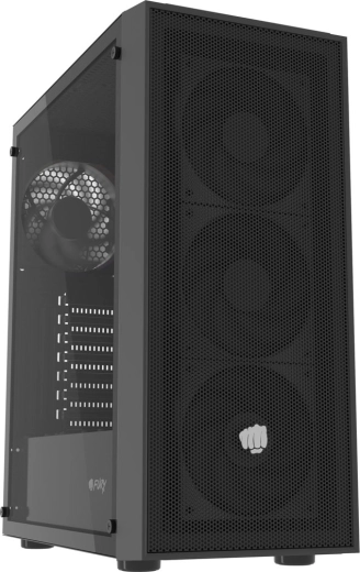 Mesh front panel for maximum airflow