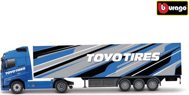 Bburago Volvo FH16 Globetrotter 750 XXL with Toyo Tires trailer 1:43