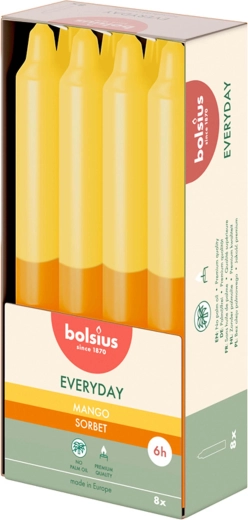 Aromātiska koniska svece ar mango aromātu, 180 × 21 mm – 1 gab.