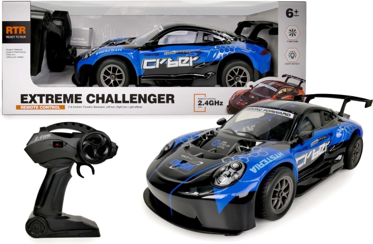Zils RC auto ar tālvadību 48 cm 1:8 - 1 gab.
