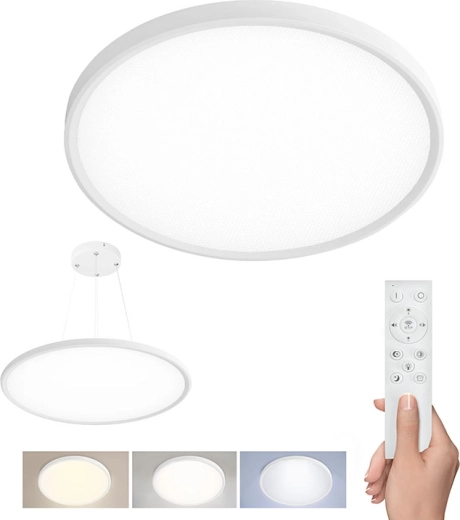 Solight LED griestu gaismeklis Estela White UGR ar tālvadības pulti 40 W 4300 lm 50 cm
