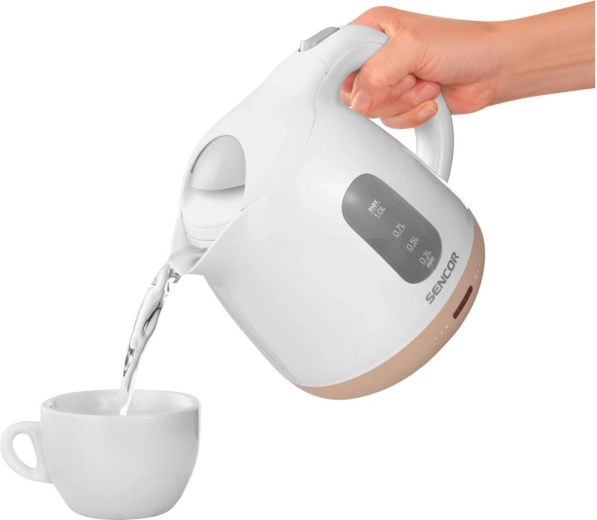 Ergonomic handle and easy pouring