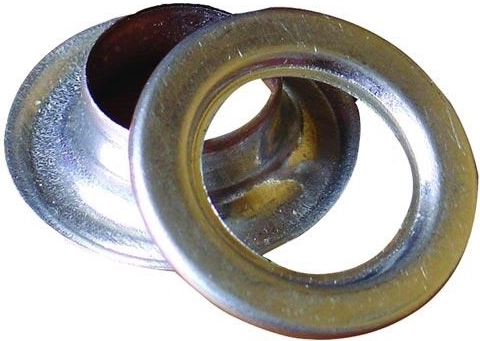 Alumīnija riņķīši PE pārsegplēvēm, 10 mm (10 gab.)