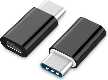 USB-C to microUSB (F) Adapter, Black