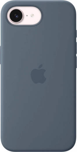 Silikona apvalks ar MagSafe iPhone 17e – jūras zilā krāsā