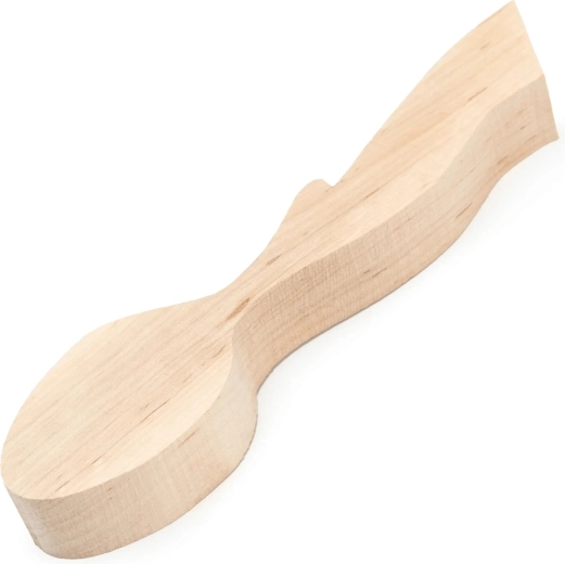BeaverCraft karotes grebšanas sagatave – lapas forma no alkšņa